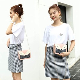 A-QMZL Shoulder Bag for Women Fashion Small Chain Handbag Shoulder Bag Crossbody Handbag for Kids Women Girls, Fox Pink