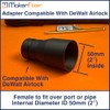 Maker Fixer Female Dust Extraction Adaptor Compatible with DeWalt AirLock,