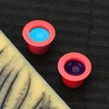Tattoo Ink Cups, ATOMUS Red Small #8mm 100pcs Disposable Tattoo