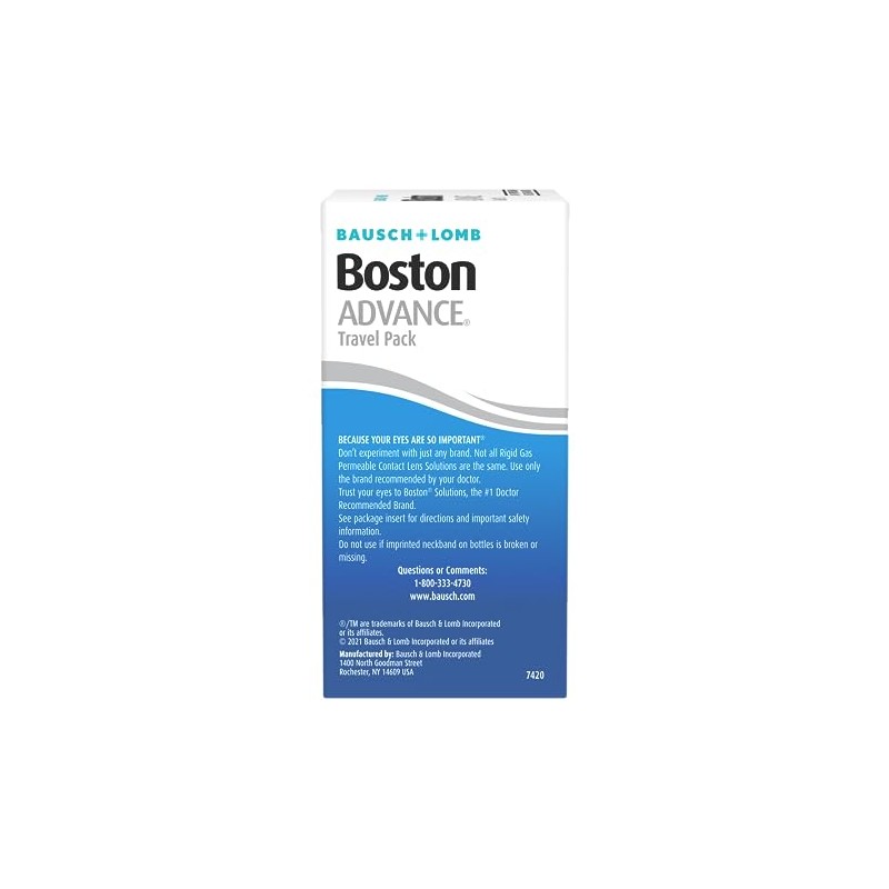 Bausch & Lomb Boston Advance Formula, Travel Pack Combo (3
