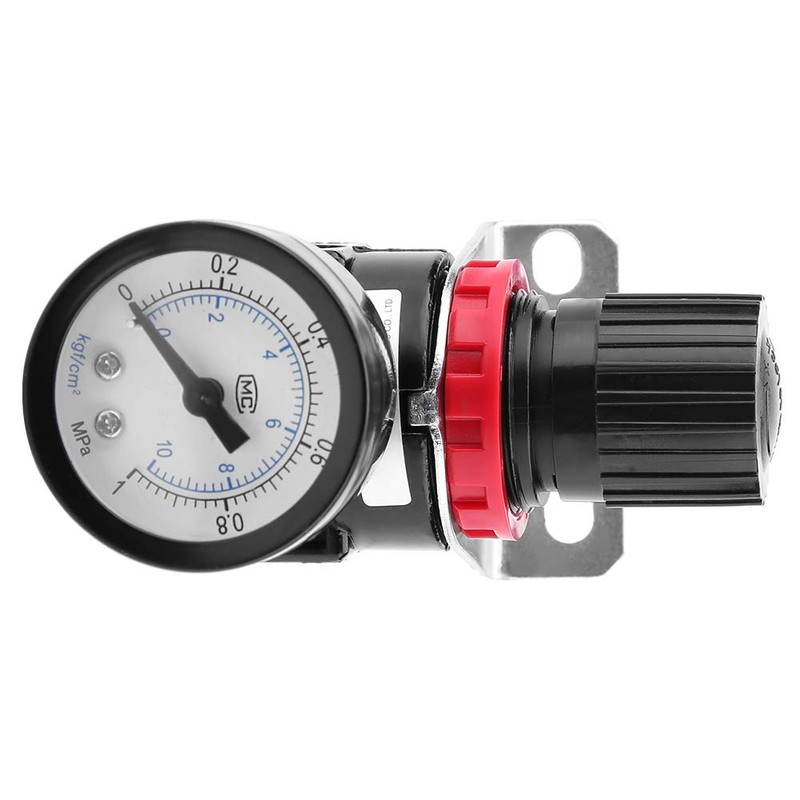 AR2000 G1/4" Air Control Compressor Pressure Gauge Regulator Relief Valve