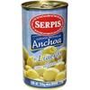 Serpis - Green Olives Stuffed with Anchovies. Low in Salt 12.34 oz