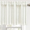 DriftAway Farmhouse Linen Lined Valance Double Layer Thermal Insulated Room