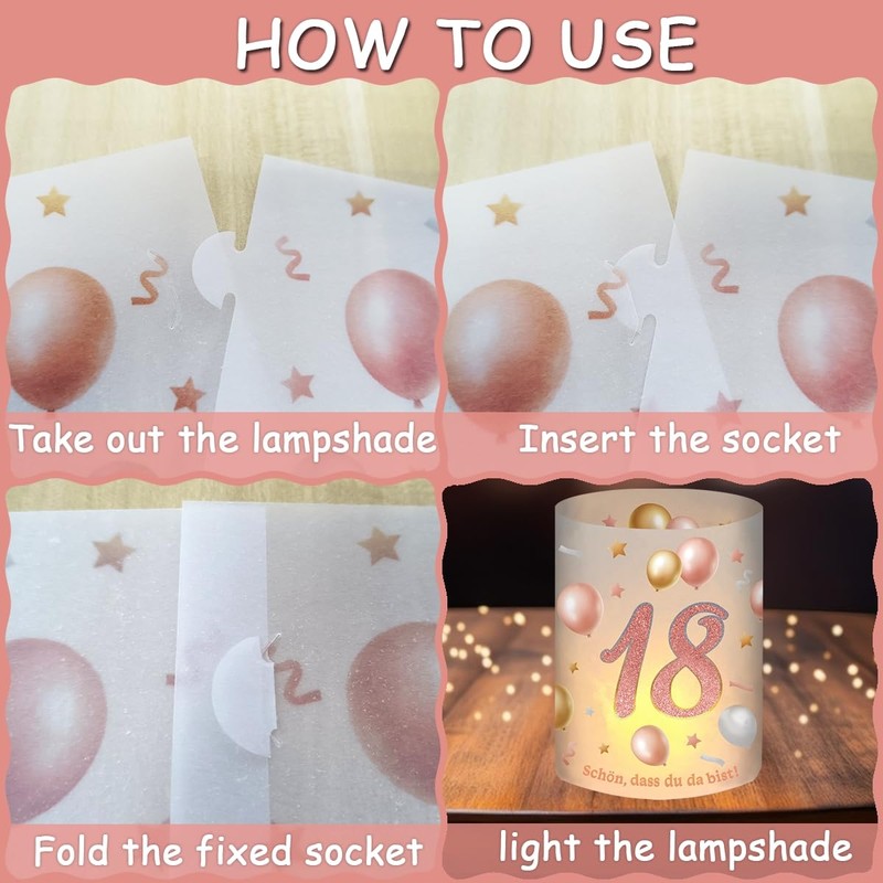 Rose Gold Paper Table Decoration