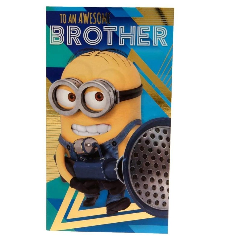 Despicable Me Brother Birthday Card