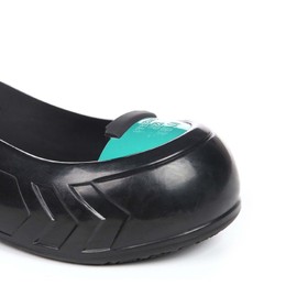 Generic Cap Overshoes Slip Resisting Base with Back Strap Anti Smash Cover Toe Protection for Men Women Multipurpose, Size XL