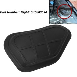Strut Tower Cover ABS Plastic Thermal Stability Car Engine Strut Tower Cap S4 RS4 RS5 2007-2017 Protection Noise Shielding (Right: 8K0803594)