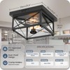 GOEBLESON Motion Sensor Outdoor Ceiling Light, Outdoor Flush Mount Ceiling