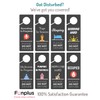 Do Not Disturb Door Hanger Sign, 2 Pack (Printed on