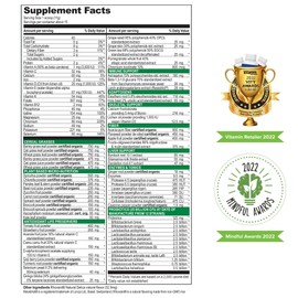 Vibrant Health, Green Vibrance, Vegan Superfood Powder, 15 Servings