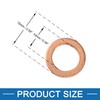 A ABSOPRO Pack of 20 Copper Washers Replacement 10 x