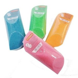 Titania 티타니아 발각질제거 퍼머스 스펀지 파일 풋파일 발밀이 1개 색상랜덤 Titania Foot Callus Remover Pumice Sponge File Foot File - 1 Piece Random Color