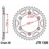 JT Sprockets JTR1306.43 43T Steel Rear Sprocket , black