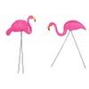 Rhode Island Novelty 34 Inch Pink Flamingo Yard Ornaments, Set