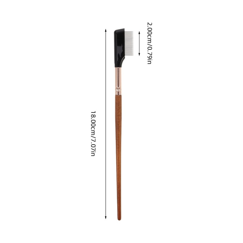 Baluue Metal Eyelash Comb Eyebrow Separator Tool Precision Needles for