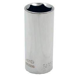 JET 671326-3/8-Inch Drive, 13/16', Deep, 6 Point, SAE Chrome Socket