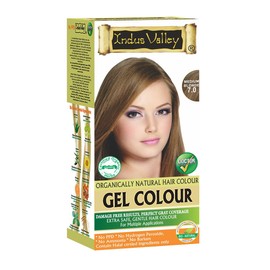 Indus Valley Natural Organic Damage Free Gel Hair Color For Grey Coverage Hair (Medium Blonde)