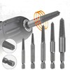 KEWAYO 6 Pieces Screw Extractor, Broken Screw Extractor, Broken Screw