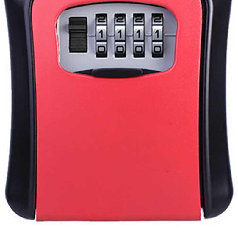 Key Box Wall Mounted 4 Digit Aluminium Alloy Simple Safe