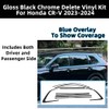 Window Trim Chrome Delete Blackout Overlay Kit Pre-Cut Vinyl Compatible
