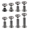 sourcing map 110 Sets Chicago Screw Rivets Metal Phillips Head