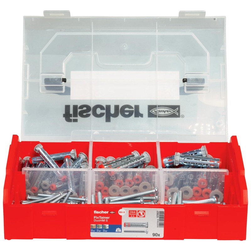 fischer FixTainer DuoHM Cavity Dowel + Screw TX, Dowel Box