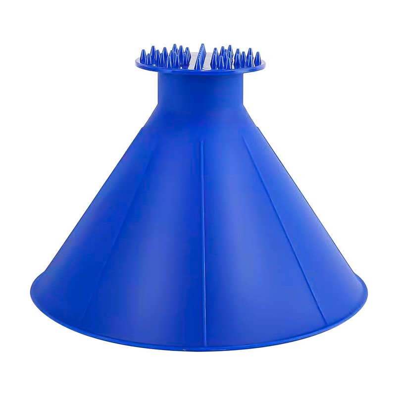 Hsthe Sea 2Pcs Car Ice Scraper, Round Cone Car Ice