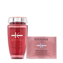Kerastase DUO Chroma Absolu Bain Riche Shampoo 250ml and Chroma Absolu Mask 200ml