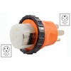 AC WORKS - Adaptador desmontable de 50 Amp RV Marine,