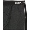 CMP - Pantaloni lunghi senza cuciture da uomo, Nero, M/L