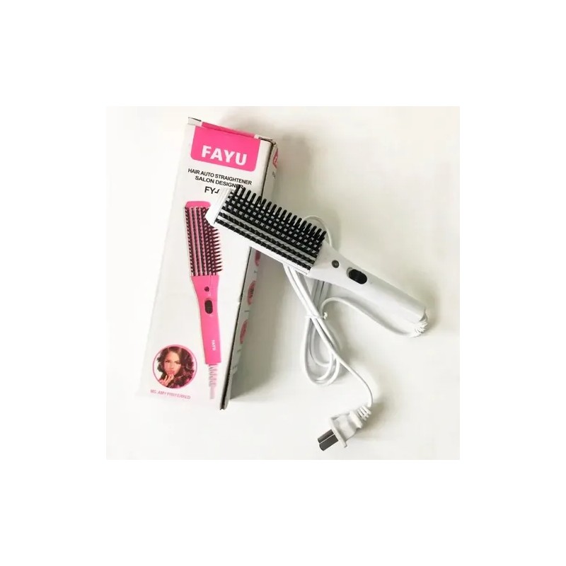 Mini Cepillo Fayu Alasiador De Cabello Para Viajes Full
