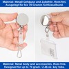 JOJO 2 Sets Silver Tone Lanyard with 65cm Steel Cable