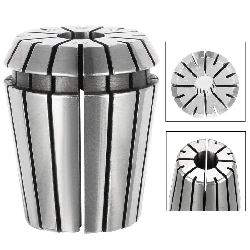 sourcing map ER32 Spring Collet 10mm Chuck for CNC Milling