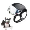 Dog Helmet for Small Breed Cool Pet Motorcycle Helmet with