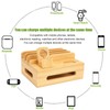 Bamboo Charging Station for Multiple Devices Charging Station Stand Rack