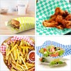 120 Sheets Variety Pack Checkered Dry Waxed Deli Paper 12x12