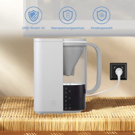 Schuko Socket with USB Connection, USB-A Port Max. 3.4 Amp Total, Flush-Mounted Socket with Plug-In Terminal, Protective Contact Wall Socket with USB