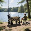 Fshing Rod Holder for Cart, Wagons,Scooter, Motorcycle, ATV & Beach