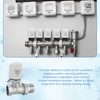 Underfloor Heating Actuator 230V with VA10 Adapter, AC230V Normally Closed