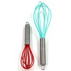 Chef Select Stainless-Steel Silicone Whisk, 9-Inch & 12 Inch Set