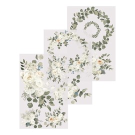 Thymeless Designs Rub on Transfers for Furniture and Crafts | 3 Design Sheets 11” x 17” Each | Home Décor Transfers | Furniture and Craft Decals | by (Eucalyptus Dreams)