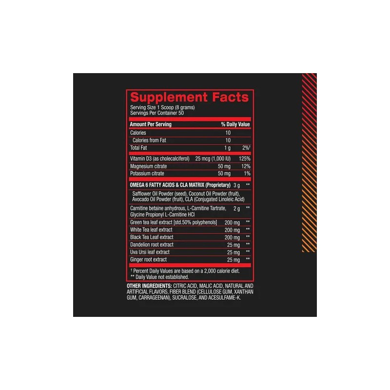 Suplemento Deportivo Polvo Bpi Sports Cla Carnitina 50 Serv Mango