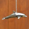 Dolphin Pewter Light Pull Traditional Switch Weight Handle Bathroom Light
