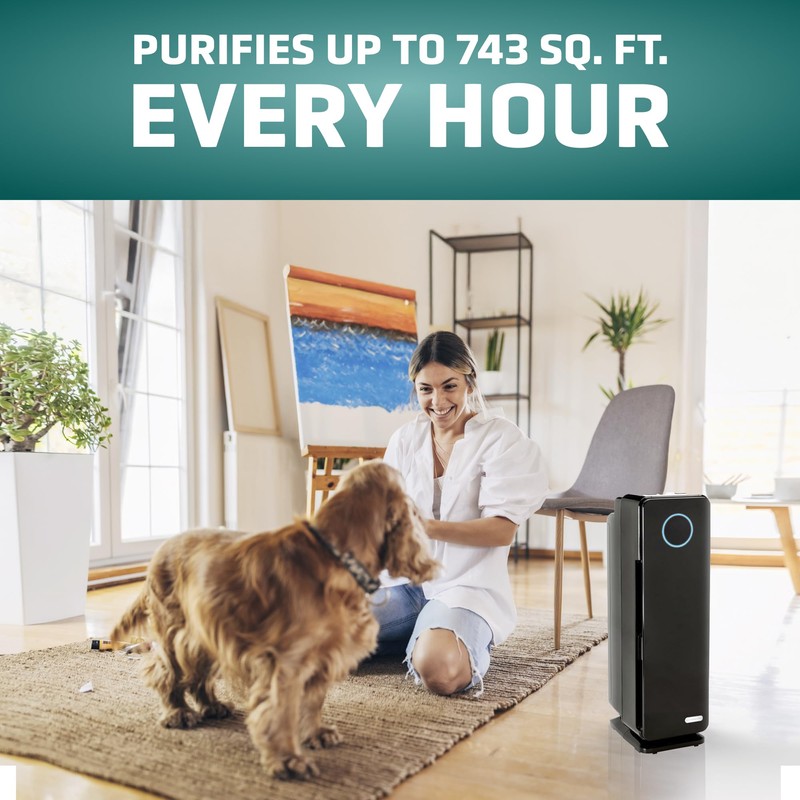 GermGuardian 5-In-1 HEPA Air Purifier for Home, Pet Air Purifier