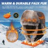 TOP-EX XL/XXL Unisex Winter Faux Fur Trapper Hats for Men