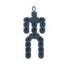 Spring Copenhagen Small Clumsy Hans Coaster 3D Wooden Figure NIS