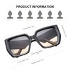 OKH Oversized Sunglasses for Women, Trendy Square Sun Glasses Women