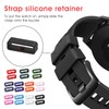 Molain 22Pcs Rubber Replacement Watch Band Strap Loops, Silicone Watch