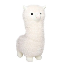 Frühlingsland Alpaca Plush Toy, Llama Stuffed Toy, Large 45 cm Doll, Plush, Hugging Pillow, Soft, Fluffy Pillow, Super Kawaii Gift for Birthday, Girls and Lovers, Washable