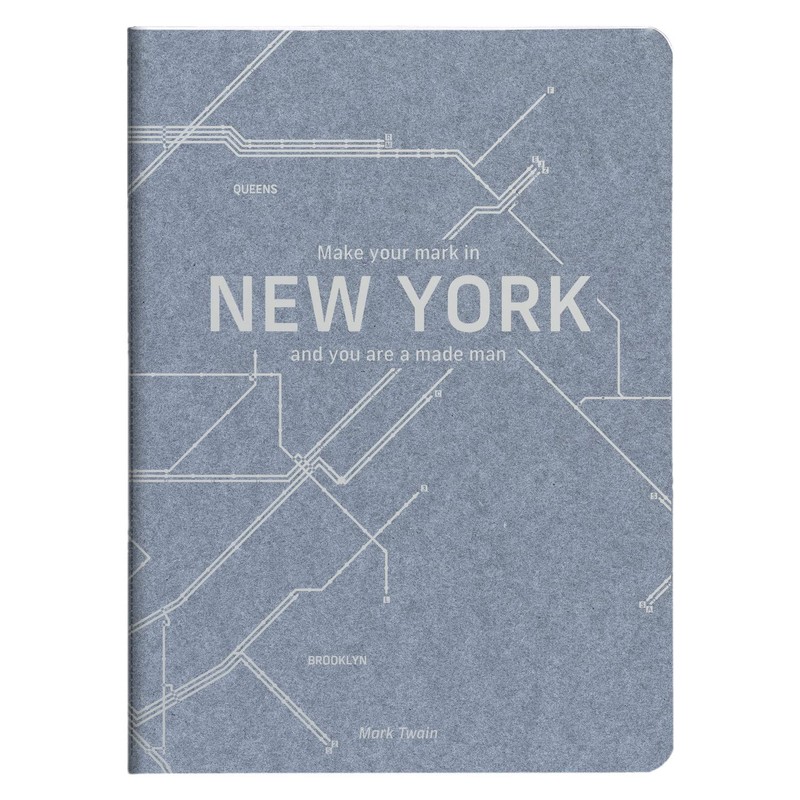 Clairefontaine Jeans Métro 83533C Notebook with Thread Binding, DIN A5,